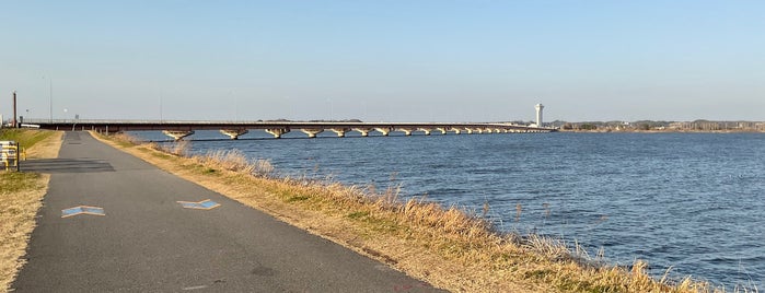 霞ヶ浦大橋 is one of サイクリング.