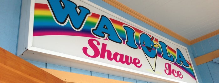 Waiola Shave Ice is one of Oahu Faves.