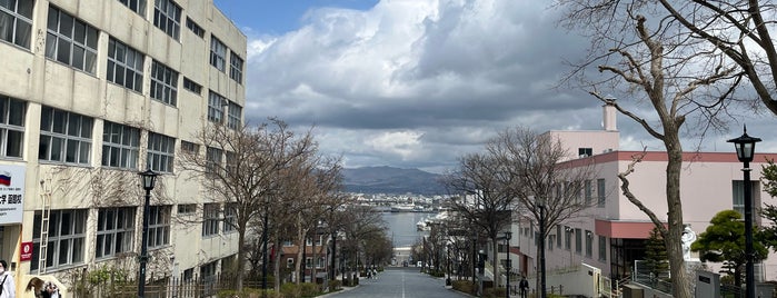 Hachiman-zaka slope is one of Hakodate.