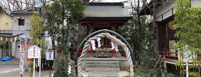 津嶋神社 is one of 都下地区.