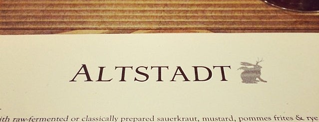 Altstadt is one of Seattle Restaurants to Try.