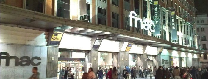 Fnac is one of El Madrid Indie.