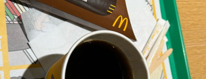 McDonald's is one of よく行く.