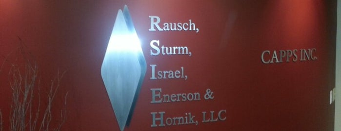 Rausch, Sturm, Israel, Enerson, & Hornik LLC is one of daily stops.