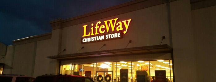 LifeWay Christian Store is one of Tempat yang Disukai Kyra.