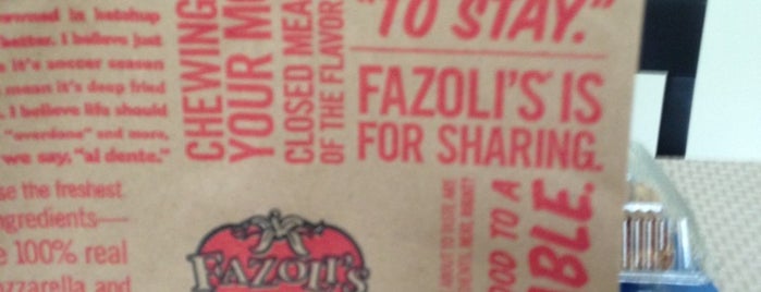 Fazoli's is one of Lieux qui ont plu à Jean.