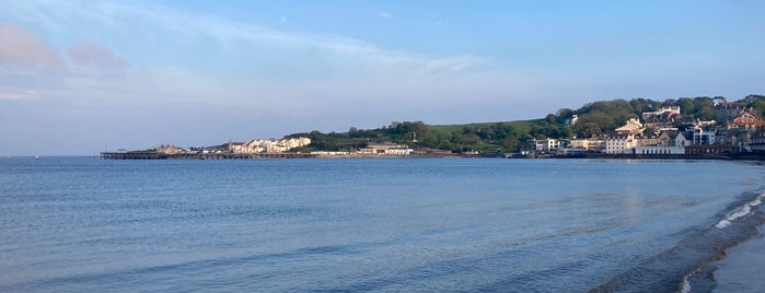 Swanage Beach is one of England.