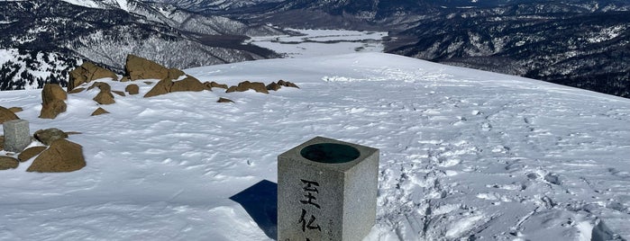 Mt. Shibutsu is one of 山の way point(14 尾瀬 燧ヶ岳・至仏山.