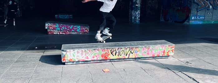 Southbank Skate Park is one of Chasing Sherlock.