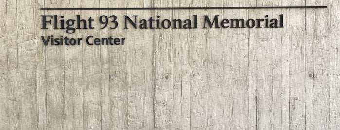 Flight 93 Memorial Visitor Center is one of National Parks I've visited.