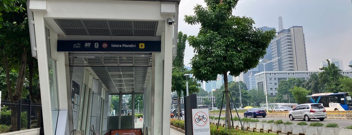 Stasiun MRT Istora Mandiri is one of Jakarta - Transport : 2024.