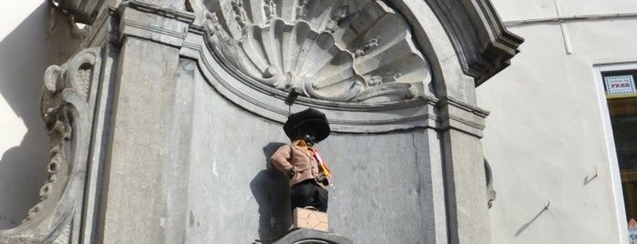 Manneken Pis is one of Visit Brussels.