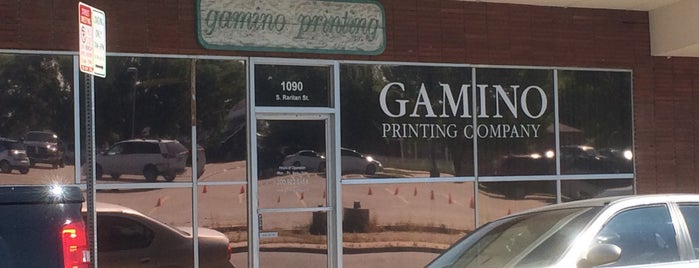 Gamino Printing is one of Orte, die Matthew gefallen.