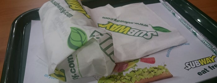 Subway is one of To do.