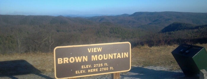 Brown Mountain Overlook is one of Morganton, NC #visitUS.