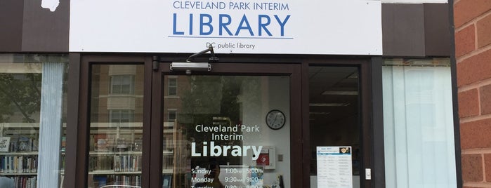 DC Public Library - Cleveland Park is one of Metropolitan DC Libraries.