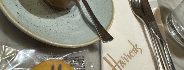 Harrods Café is one of London.