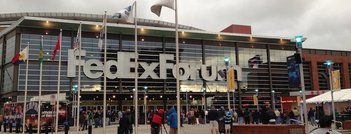 FedExForum is one of Memphis, Tennessee.