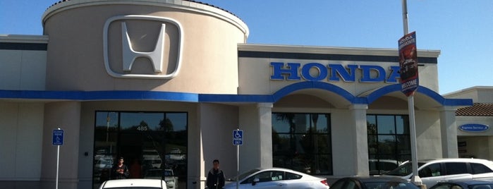 Honda of Serramonte is one of Cristina'nın Beğendiği Mekanlar.