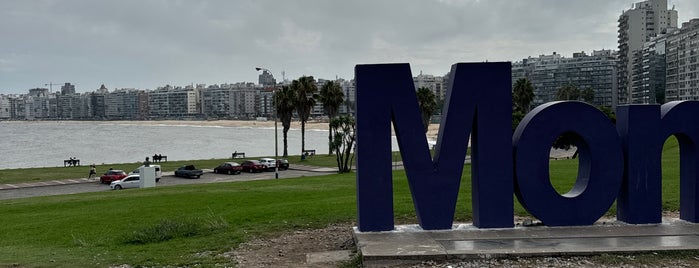Letrero Montevideo is one of montivideo - uruguay.