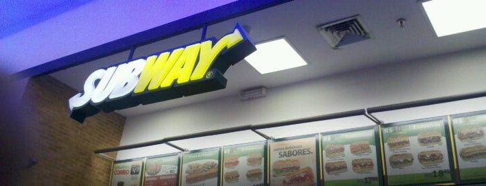 Subway is one of checkin.