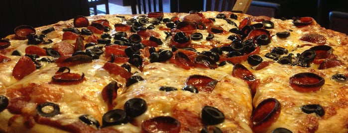 Salvatore's Old Fashioned Pizzeria is one of hi.