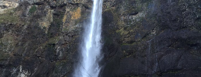 Multnomah Waterfalls is one of Seattle-Portland.