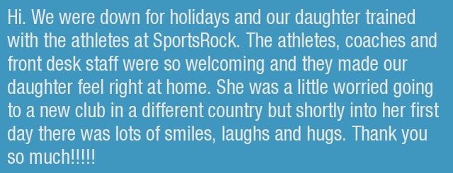 SportsRock Gymnastics is one of Business Place.