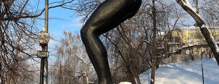 Памятник пловчихе is one of Достопримечательности Москвы 2.