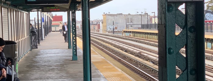 MTA Subway - 55th St (D) is one of NYC Subways B/D/F/M.