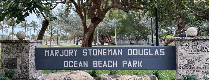 Marjory Stoneman Douglas Ocean Beach Park is one of Miami.