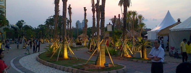 Ancol Beach is one of Jakarta.
