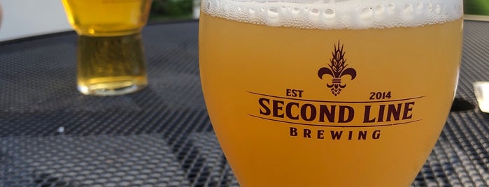Second Line Brewing is one of Lugares favoritos de Stacey.
