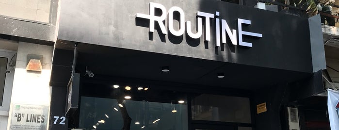 Routine is one of MK 님이 좋아한 장소.