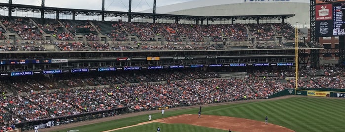 Comerica Park is one of MLB Stadiums.