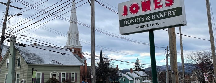 Jones Donuts and Bakery is one of Vermont.