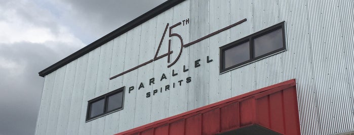 45th Parallel Distillery is one of Craft Distilleries to Visit.