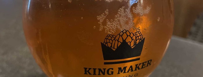 King Maker Brewery is one of Breweries or Bust 4.