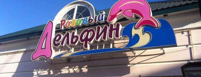 Розовый дельфин is one of Tempat yang Disimpan Водяной.