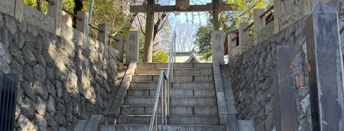 上石原 若宮八幡神社 is one of 自転車でお詣り.