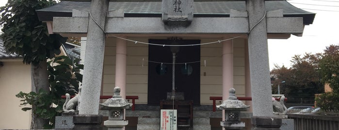 梶野稲荷神社 is one of 自転車でお詣り.