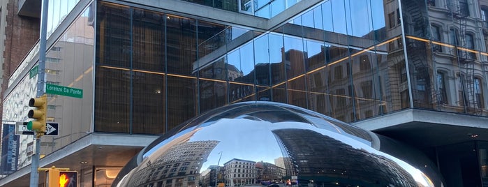 Mini Bean (2023) by Anish Kapoor is one of NYC 🇺🇸.