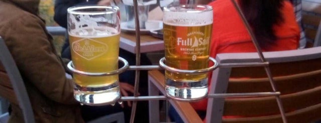 Full Sail Brew Pub is one of PDX passport (with Sarah).