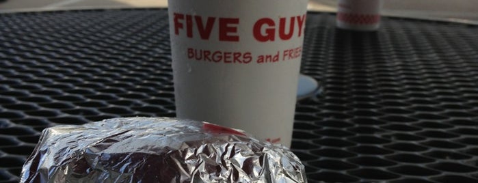 Five Guys is one of Bayana’s Liked Places.