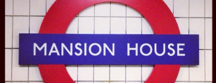 Mansion House London Underground Station is one of Railway stations visited.