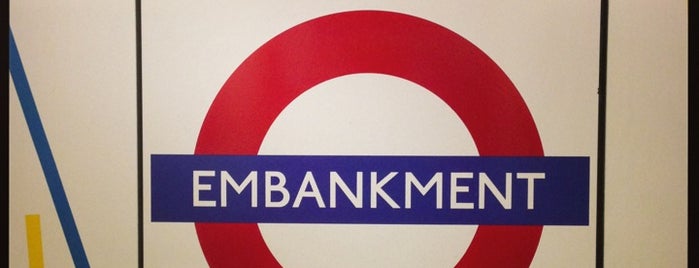 Embankment London Underground Station is one of London.