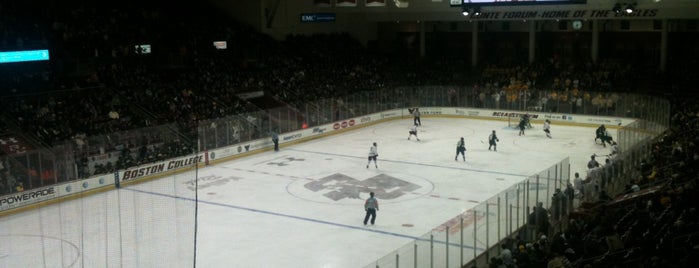 Conte Forum is one of College Hockey Rinks.