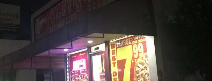 Tumby's Pizza is one of Lugares favoritos de Amir.
