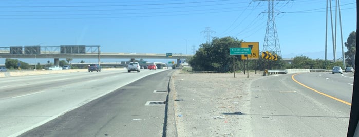 CA-91 / I-110 Interchange is one of Los Angeles area highways and crossings.