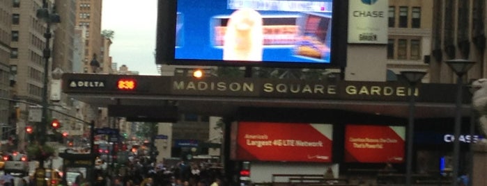 Madison Square Garden is one of Stadiums visited.